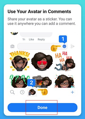 Use avatar in comments