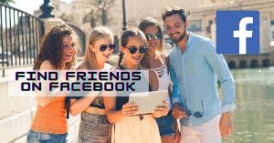 Find friends on facebook